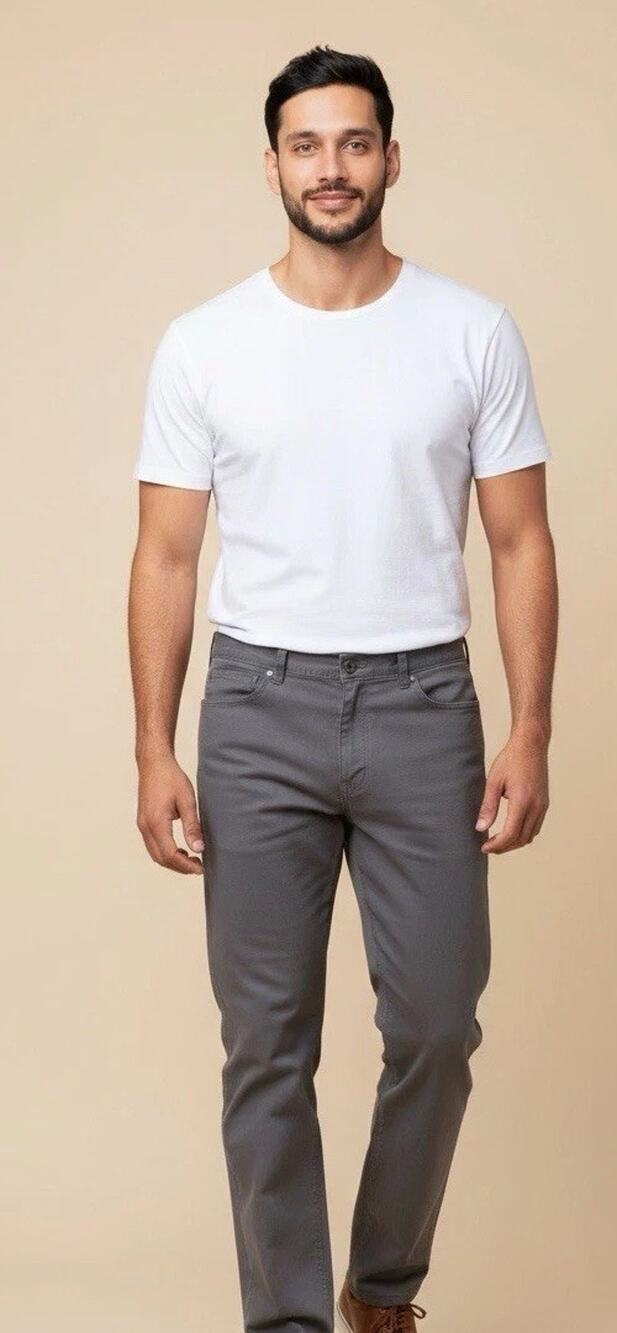 Carhartt Men’s 42x32 Rugged Flex Relaxed Fit Canvas Gray Work Pants